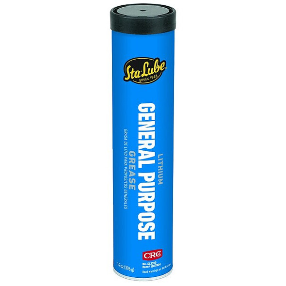 Sta-Lube Lithium Grease,14 oz,NLGI Grade 2 SL3310 Sta-Lube Lithium Grease,14 oz,NLGI Grade 2 SL3310