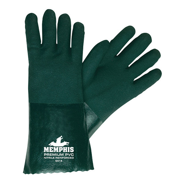 MCR Safety® Premium Grade Supported PVC Gloves, Double Dipped