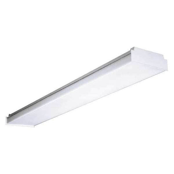 Columbia Lighting LED Wraparound Fixture,4 ft L,4477 lm LAW4-40LW-EDU Columbia Lighting LED Wraparound Fixture,4 ft L,4477 lm LAW4-40LW-EDU