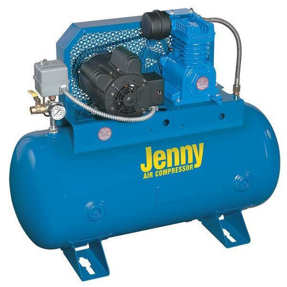 Jenny Fire Sprinkler Air Compressor,2 hp,Horiz K2S-30UMS-115/1 Jenny Fire Sprinkler Air Compressor,2 hp,Horiz K2S-30UMS-115/1