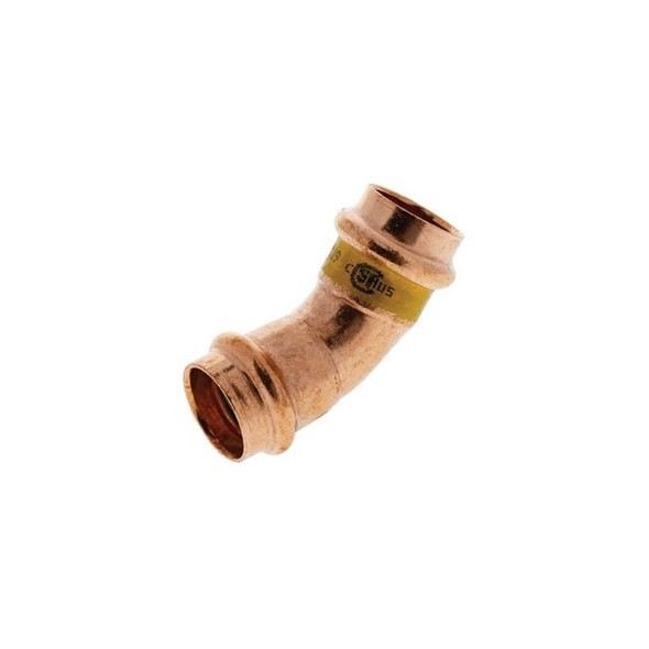 Nibco Elbow,Copper, PRess-fit1", PRess-fit1" 9043000HPC