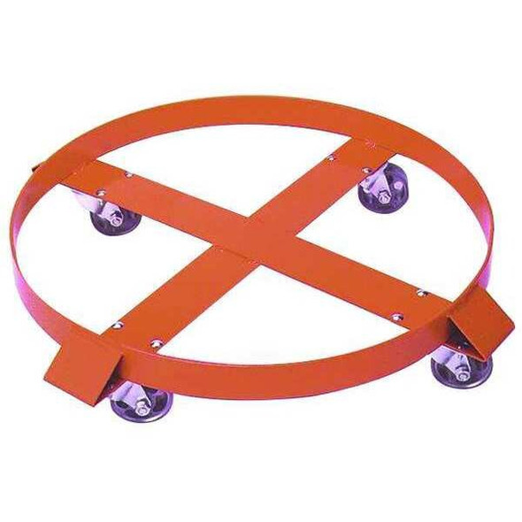 Manufacturer Varies Drum Dolly, 30 gal, 24 in L, Orange 240028