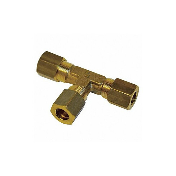 Legris 4mm Compression Brass Equal Tee 10PK 0104 04 00