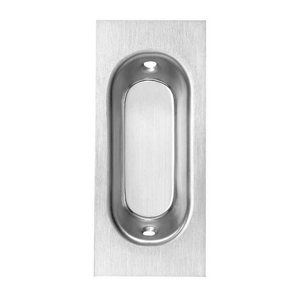 Rockwood Recessed Pull Handle, Clips/Fasteners, Chrome, Clips/Fasteners 870.32D