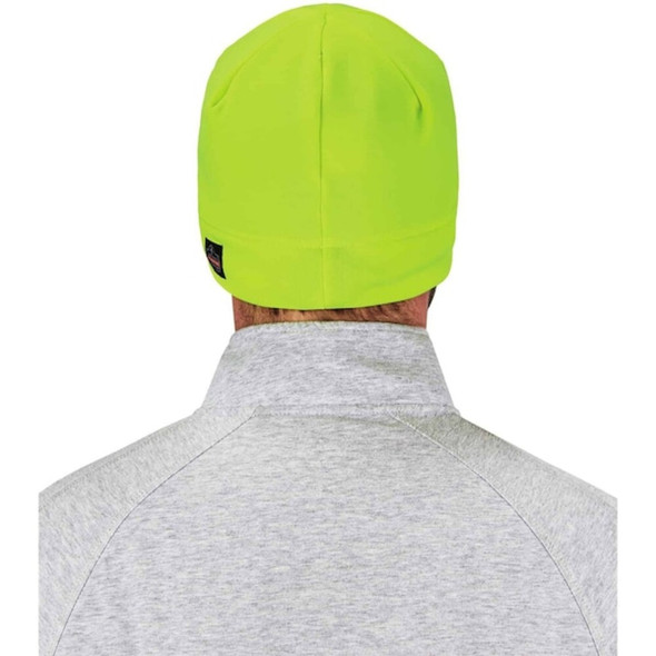 Ergodyne Beanie Cap,Over The Head,Universal,Lime 6804
