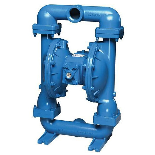 Double Diaphragm Pump, Cast iron, Air Operated, Santoprene, 150 GPM