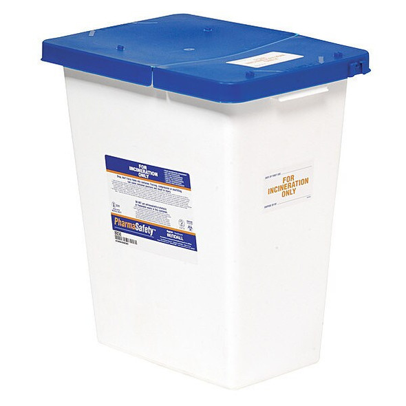 Covidien Sharps Container,8 Gal.,Hinged Lid,PK2 KKPS100850