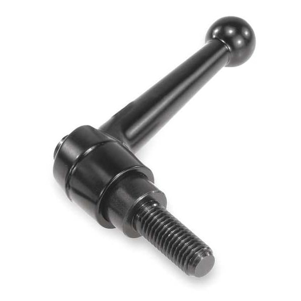 Adjustable Handle, Size: 1 M06X15 Zinc, Black Satin, Comp: Steel