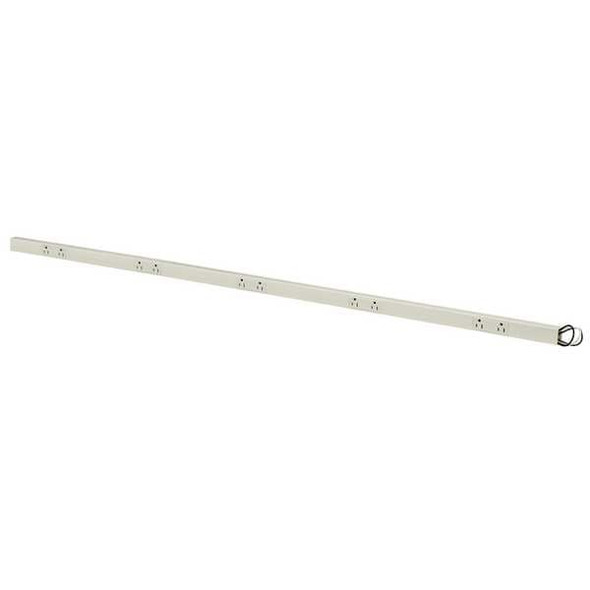 Hubbell Wiring Device-Kellems Prewired Raceway,12 Outlets,PVC PT156112