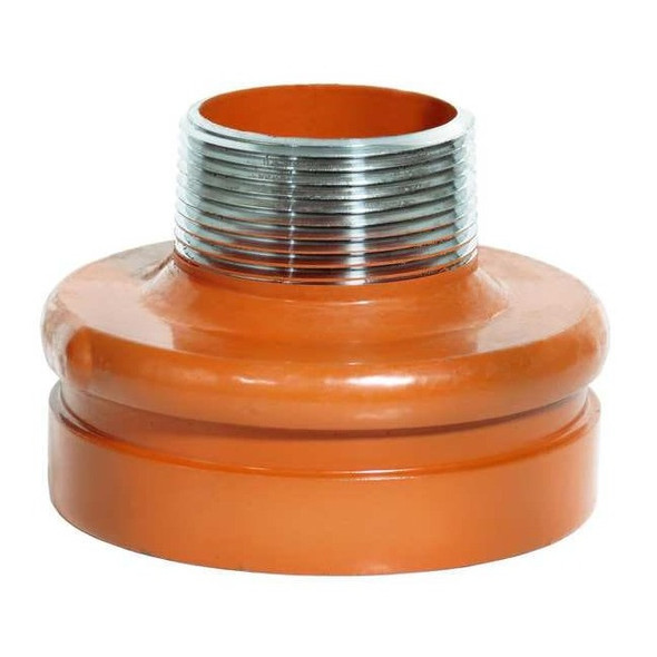 Gruvlok Ductile Iron, Straight, 4 in  x 2 in 0390037158