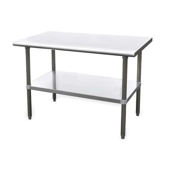Manufacturer Varies WorkTable,Silver,SS,72inD,30inW 4UEJ8