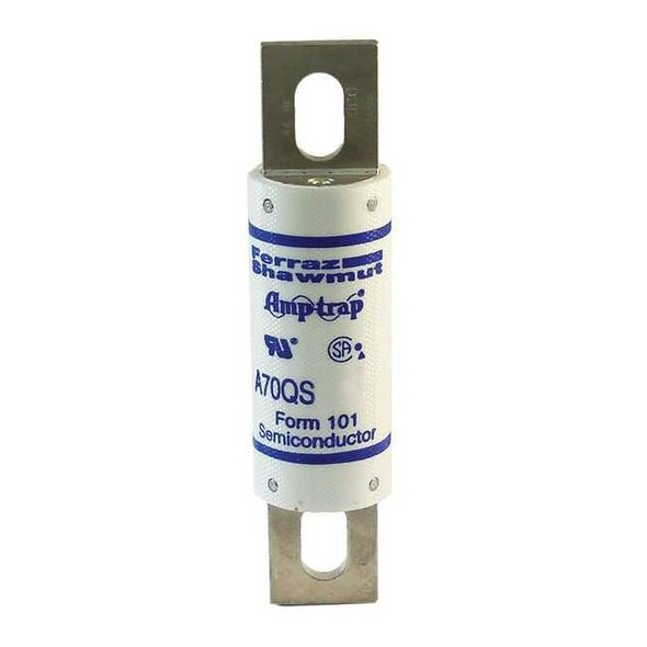 Mersen Semiconductor Fuse, 200A, Fast-Acting, 700V AC, Bolt-On A70QS200-4K
