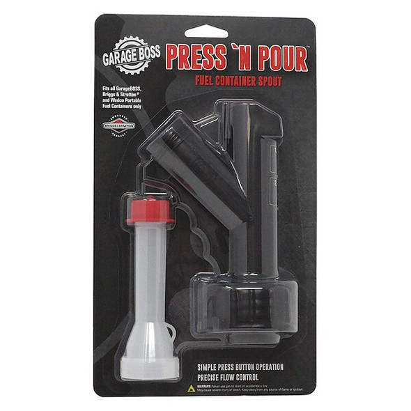 Garageboss Gas Can Spout,9-1/2" L,Plastic GB410 Garageboss Gas Can Spout,9-1/2" L,Plastic GB410