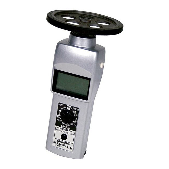 Shimpo Tachometer, +/-0.006% RPM Acc, LCD DT-105A-S12