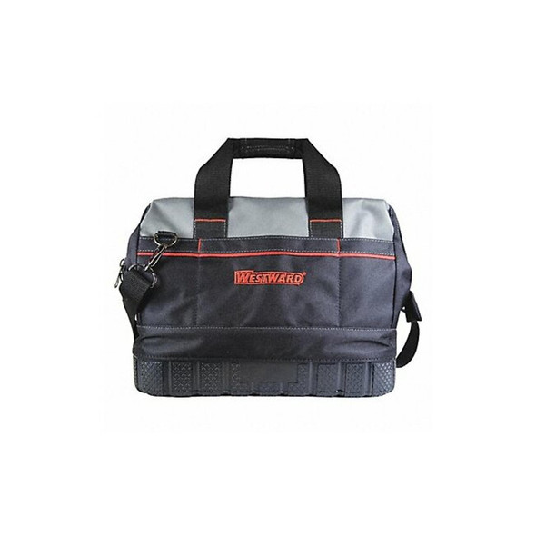 Tool Bag,General Purpose,16 Pockets, Black, Polyester, 16 Pockets