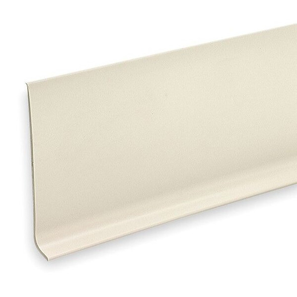 Manufacturer Varies Wall Base Molding, PVC Vinyl, Almond, 720 in L, 4 in H 2RRW8