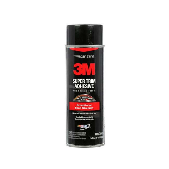 3m Spray Trim Adhesive, 8090 Series, Yellow, 19 oz, Aerosol Can 08090