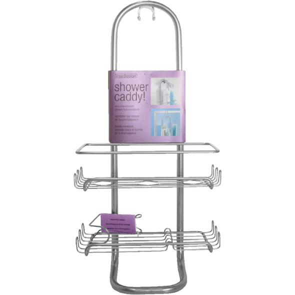 iDesign Classico Silver Shower Caddy 60166