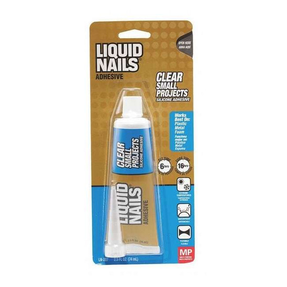 Adhesive, Clear Small Projects Series, Beige Tan, 24 hr Full Cure, 2.5 oz, Tube