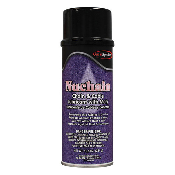 QuestSpecialty® Nuchain Chain & Cable Lubricant w/ Moly