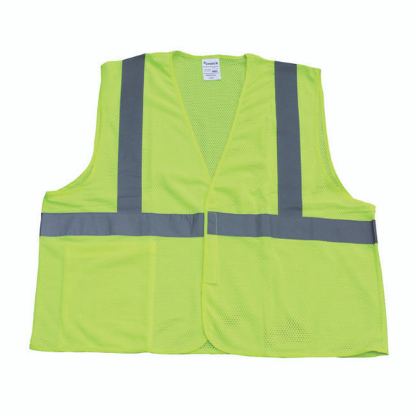 TruForce™ Solid Mesh Safety Vest, 2X-Large, Lime, 1/Each