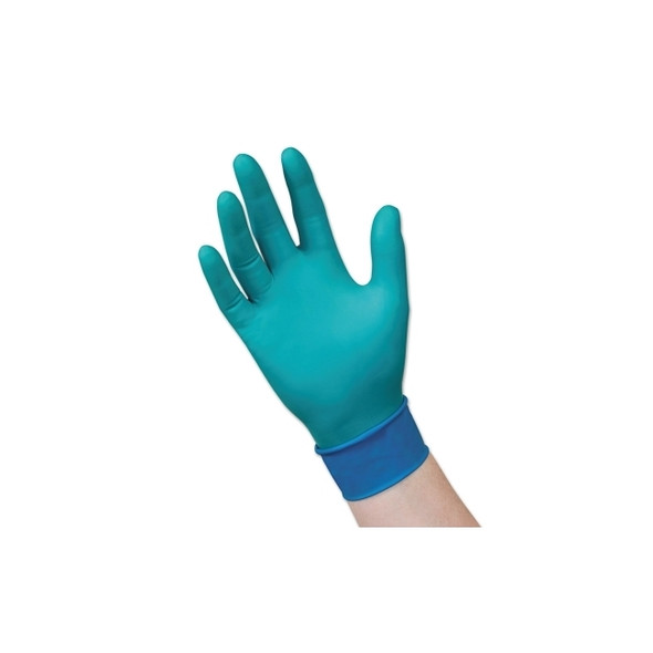 Chemical Resistant Nitrile/Neoprene Disposable Gloves, 7.8 mil Palm, X-Large, Green