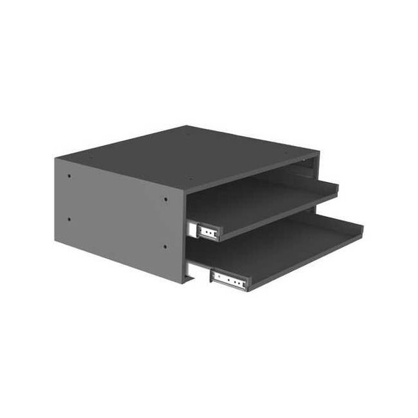 Durham Mfg Bearing Slide Rack Cabinet,Steel,Gray 302B-15.75-95