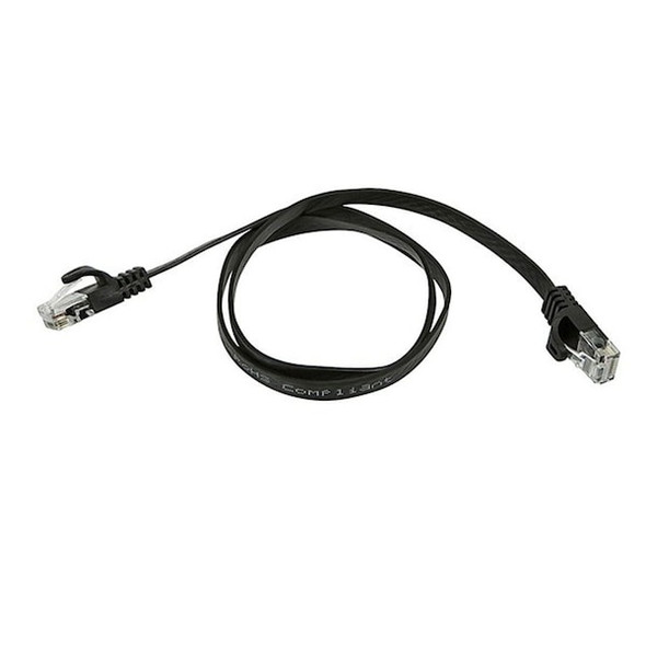 Monoprice Patch Cord,Cat 5e,Flexboot,Black,2.0 ft. 9546