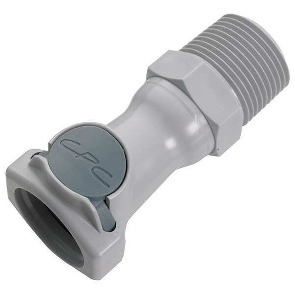 Colder Coupler,PP,Gray,Push In,1/2" HFC10812