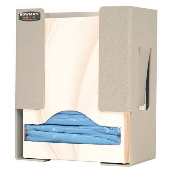 Bowman Dispensers Gown Dispenser,Brown,7 15/16" W GN100-0212 Bowman Dispensers Gown Dispenser,Brown,7 15/16" W GN100-0212