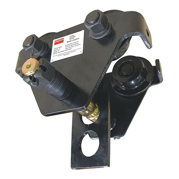 Dayton Push Trolley,4000 lb. Load Capacity 55HE65