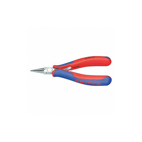 Knipex 4 1/2 in Round Nose Plier Multi-Component Grip Handle 35 32 115