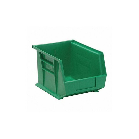 Quantum Storage Systems HangandStackBin,10.75inL,8.25inW,Plastic QUS239GN