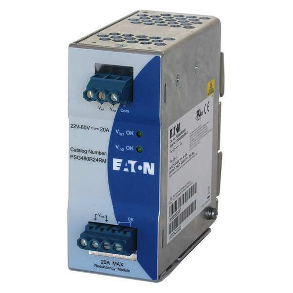 Eaton DC Power Supply,24VDC,20A,50/60 Hz PSG480F24RM