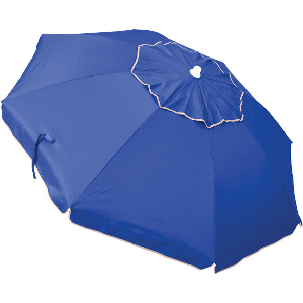 Rio Brands Wave Beach 8 Ft. 90G Oxford Beach Umbrella UB28WAOT-220846PK6