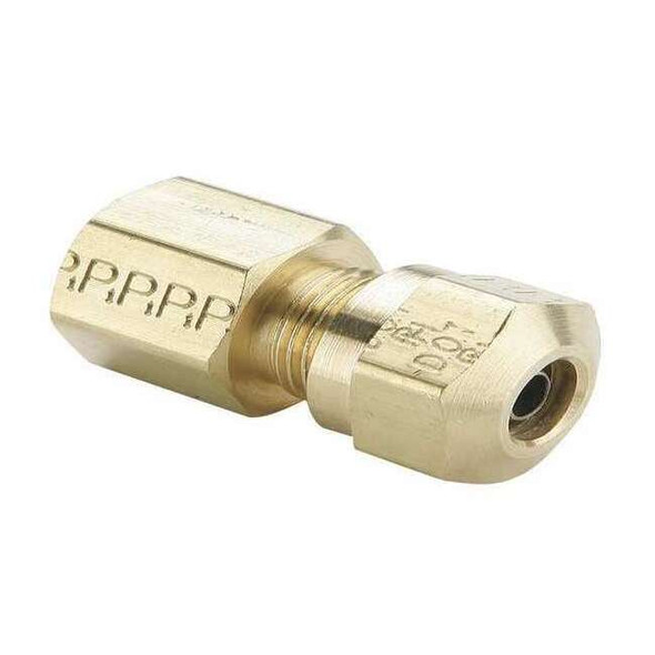 Parker Strt, Brass, Comp. 3/8 in, FNPT 3/8 in 66NTA-6-4