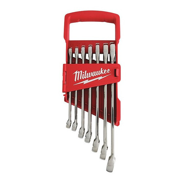 Milwaukee Tool Combo Wrench St,CV Steel,Chrome,Standard 48-22-9407