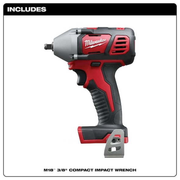 Milwaukee Tool M18 3-8 in Impact Wrench w-Friction Ring 2658-20