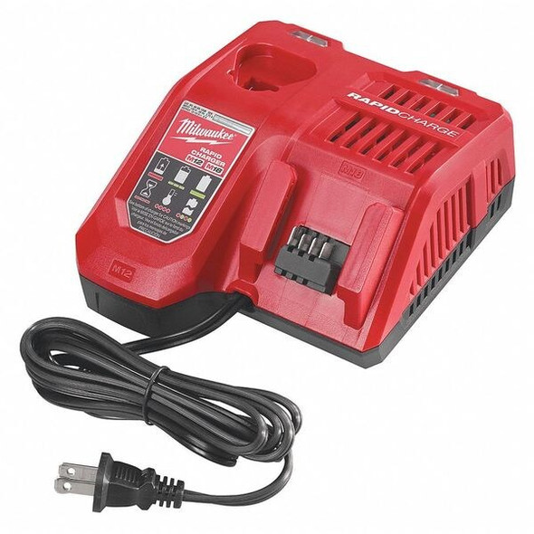 Milwaukee Tool Battery Charger,Li-Ion,1 Port 48-59-1808