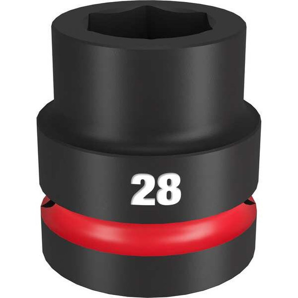 28mm SHOCKWAVE Impact Duty 1 in. Drive Standard 6 Point Impact Socket