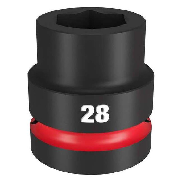 28mm SHOCKWAVE Impact Duty 1 in. Drive Standard 6 Point Impact Socket