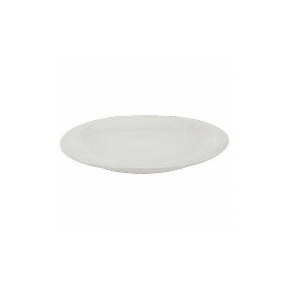 Crestware Plate,10 3/8" Dia,Alpine White,PK12 AL46 Crestware Plate,10 3/8" Dia,Alpine White,PK12 AL46