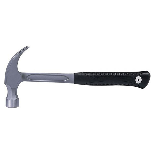 Westward Curved-Claw Hammer,Steel,Smooth,16 Oz 6DWG3