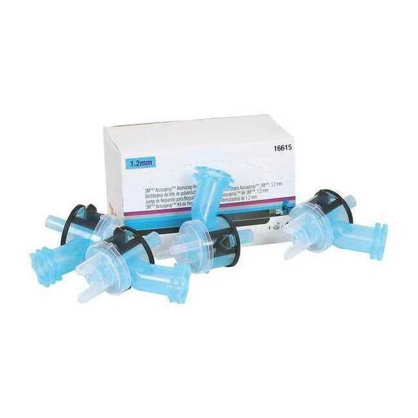 3m Accuspray Head Refill,Atomizing,1.2mm,Blue,PK4 16615