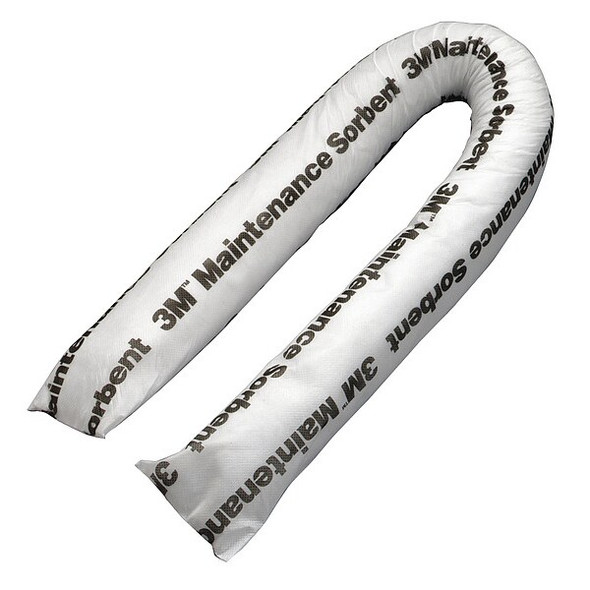 3m Absorbent Boom,Chemical,4 ft. L,PK12 P-200