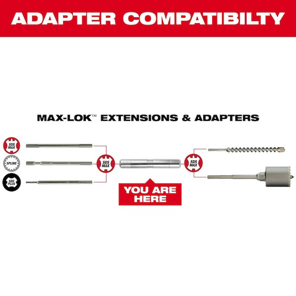Milwaukee Tool Connection Adapter 48-20-6950