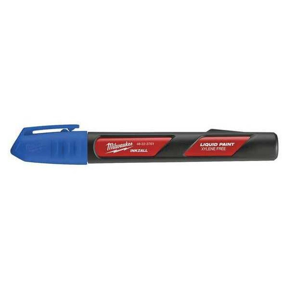 Milwaukee Tool INKZALL Blue Liquid Paint Marker 48-22-3761