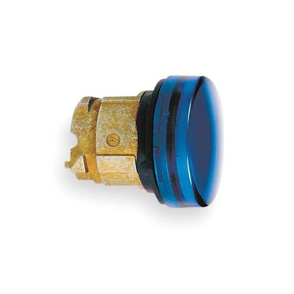 Schneider Electric Pilot Light Head, Blue, LED, 22 mm ZB4BV063