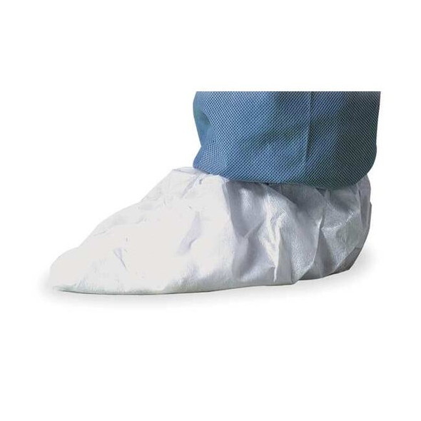 Cleanroom Shoe Covers, Tyvek(R) IsoClean(R), White, Slip Resistant Sole: Yes ,XL