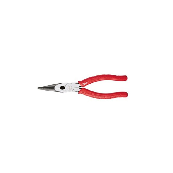 Milwaukee Tool 8 in Long Nose Plier,Side Cutter Comfort Grip Handle 48-22-6101